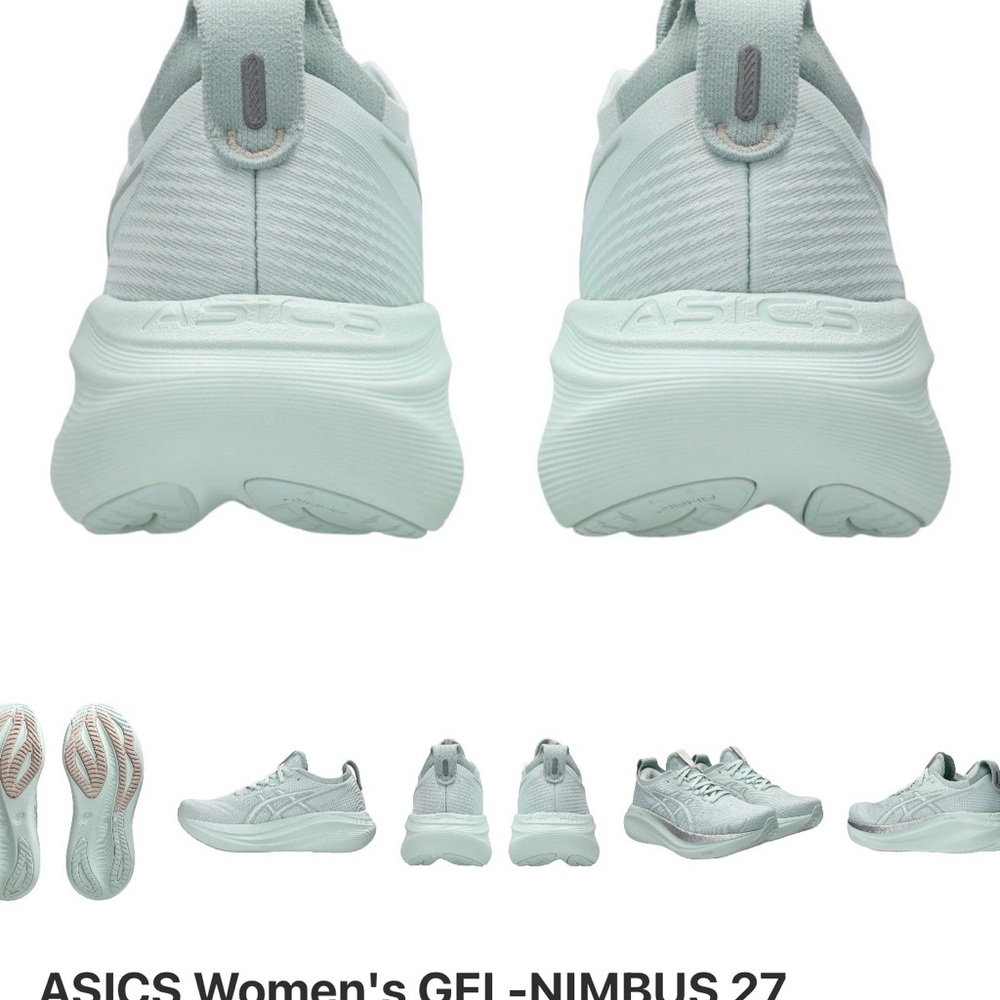 Womens Asics GEL-NIMBUS 27 running shoes size 6 - Picture 3 of 8